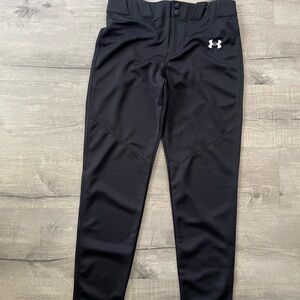 Under Armour Boys Black Performance Baseball Pants
